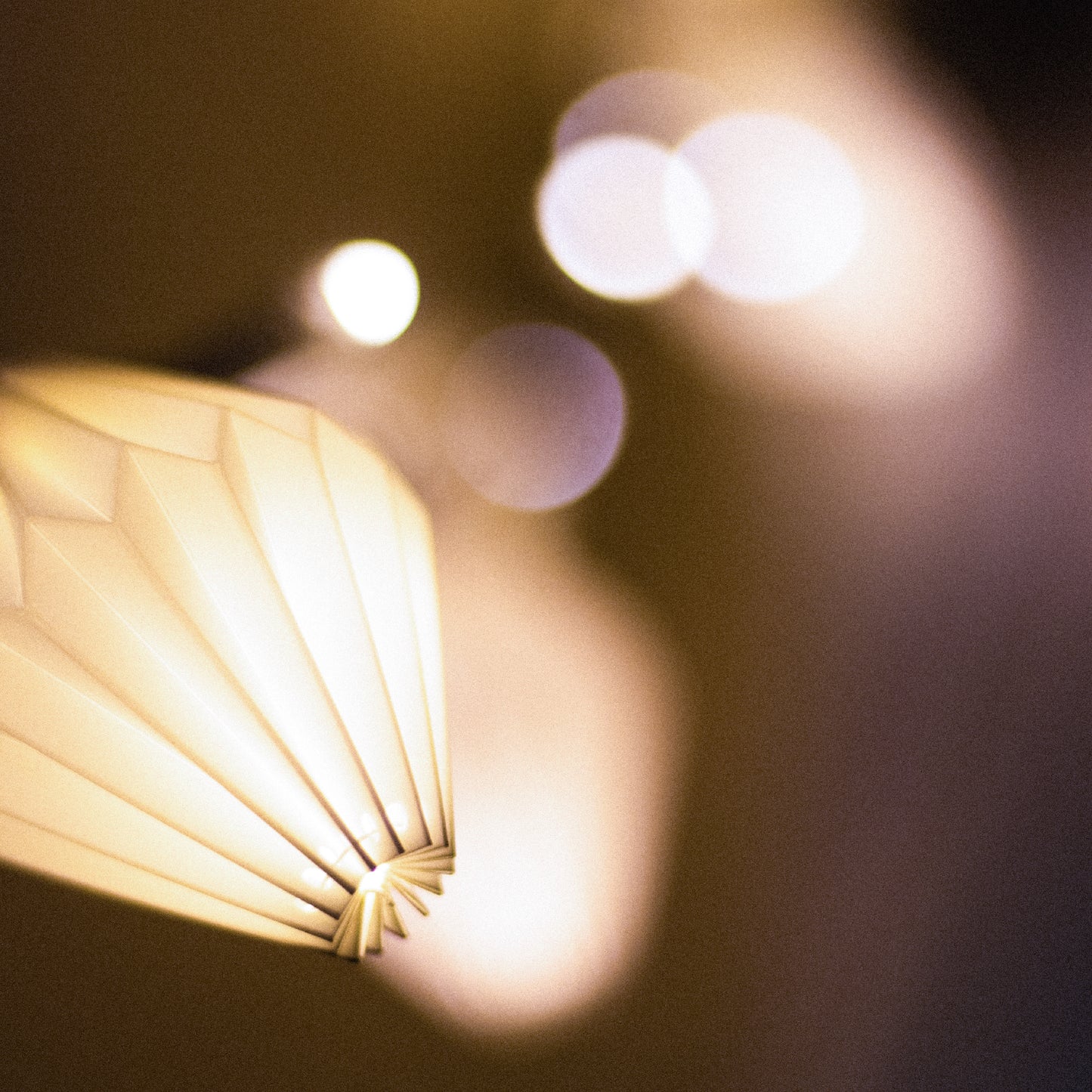 Handcrafted warm white origami fairylights